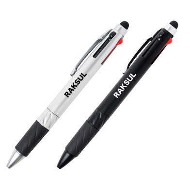 【短納期】タッチペン付3色ボールペン V010565画像