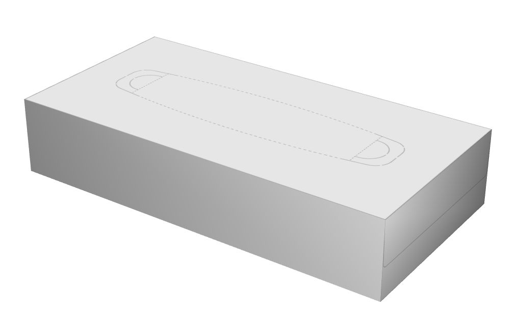 スリム型ボックスティッシュ150組【1,000個～】新パッケージ