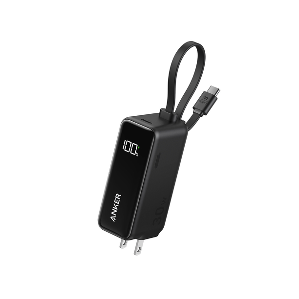 Anker Power Bank (30W Fusion Built-In USB-C ケーブル)画像