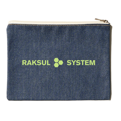 デニムフラットポーチ(M) インディゴ TP-0039画像