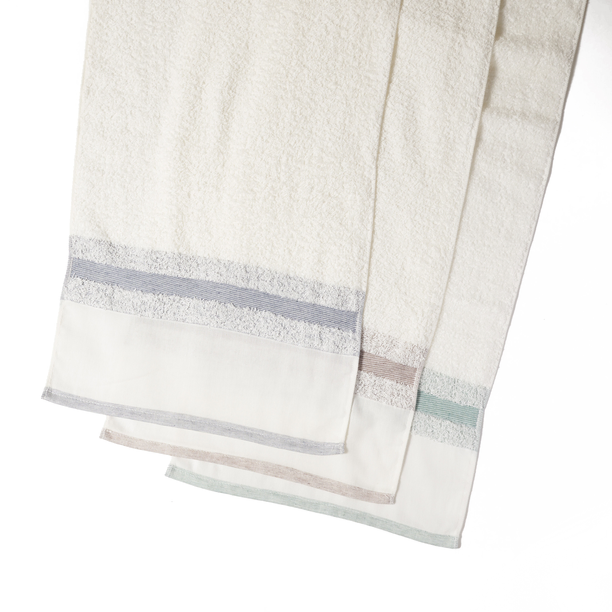 リサイカラー柄国産タオル 3色セット 220匁画像