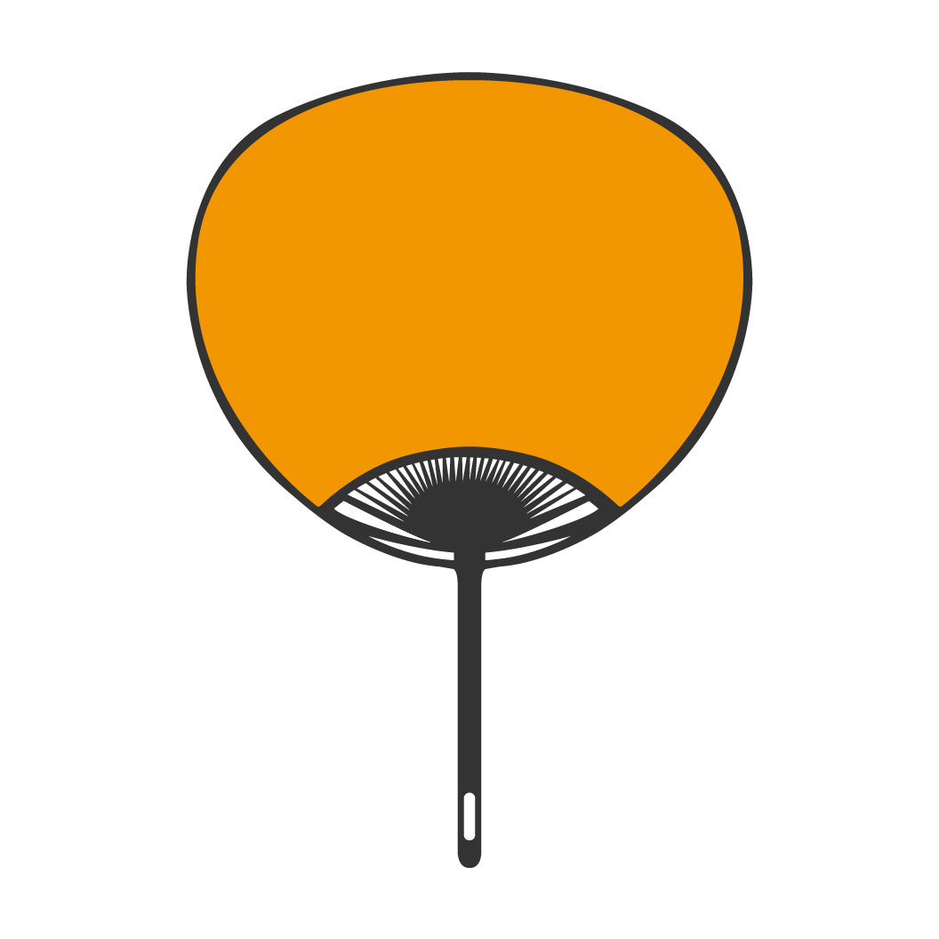 名入れうちわ（無地） ミニサイズ