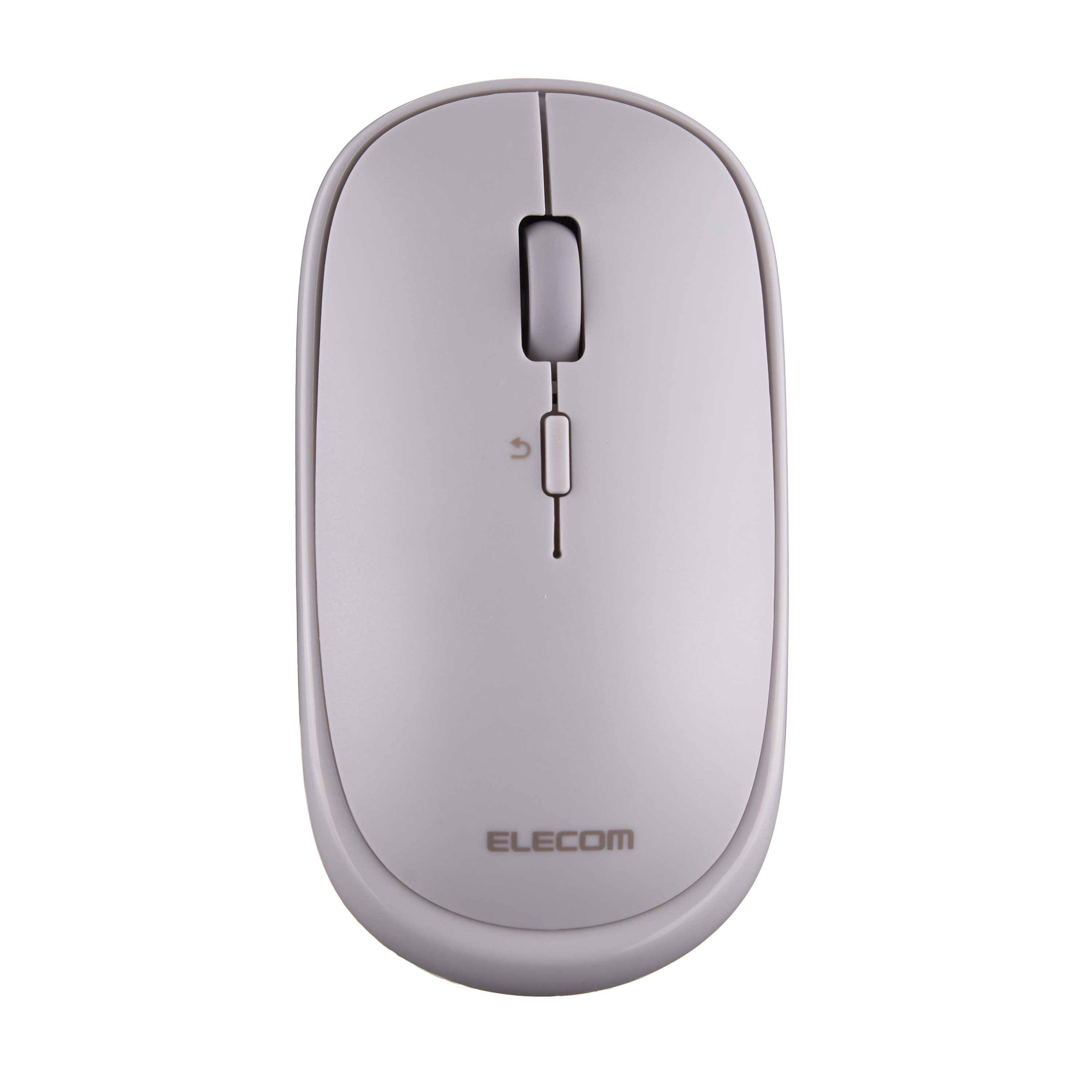 エレコム Bluetoothマウス 4ボタン 薄型 専用ポーチ付