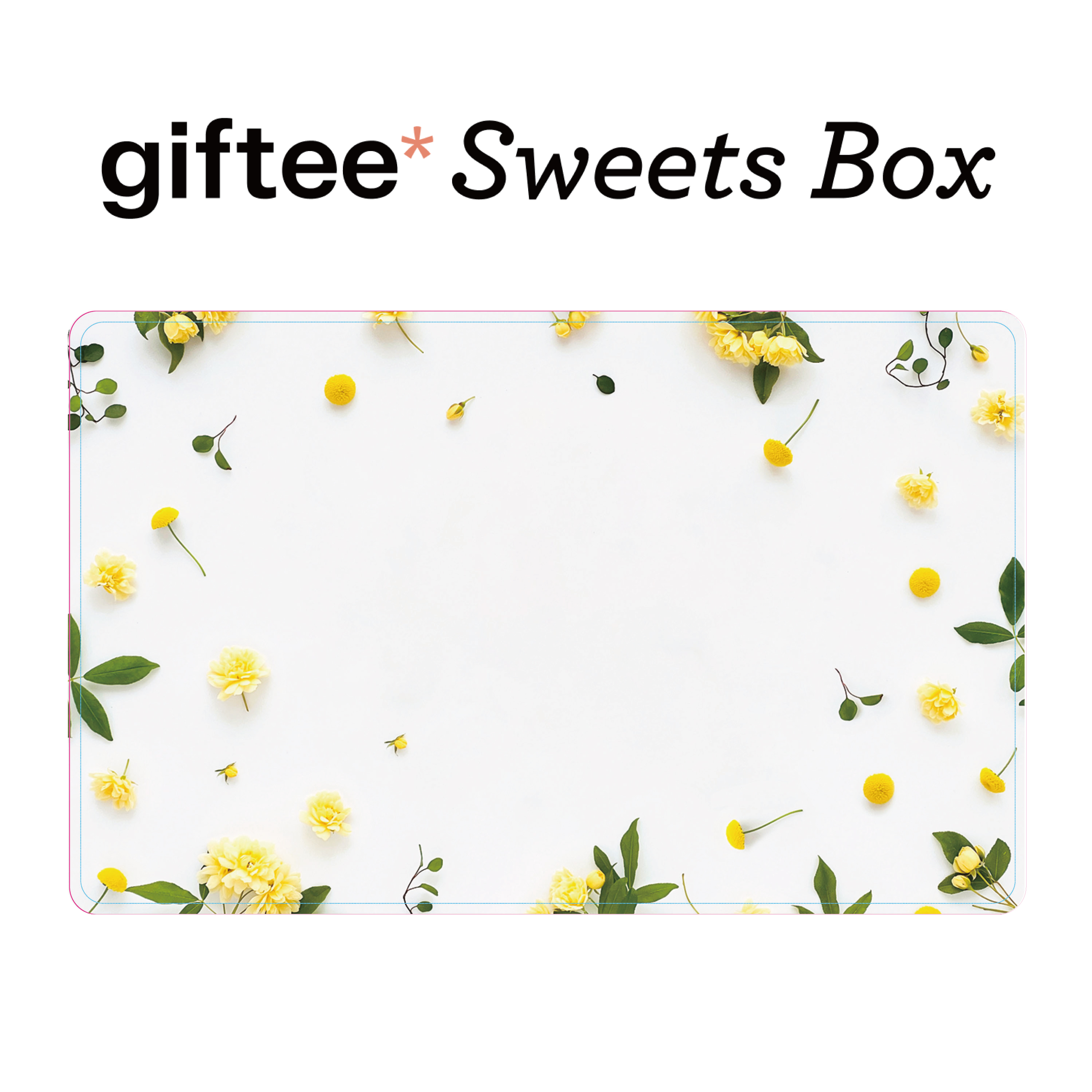 【花柄】giftee Sweets Box ギフトカード