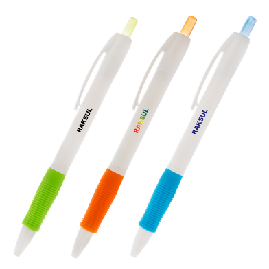 【短納期】カラフルグリップボールペン V010577