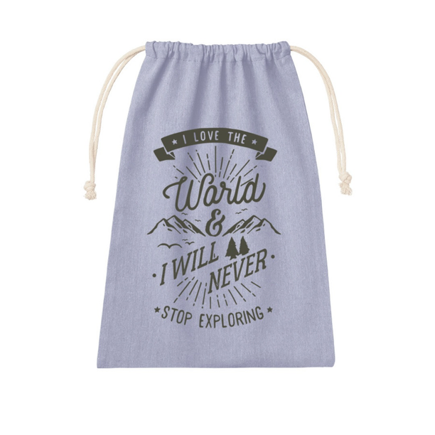 シャンブリック 巾着 淡色 (L)画像