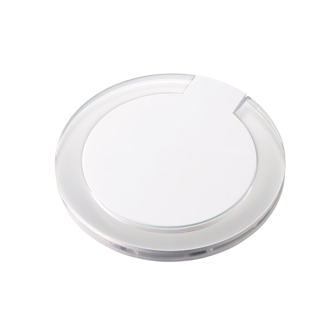 クリアワイヤレス充電器 5W ラウンドタイプ