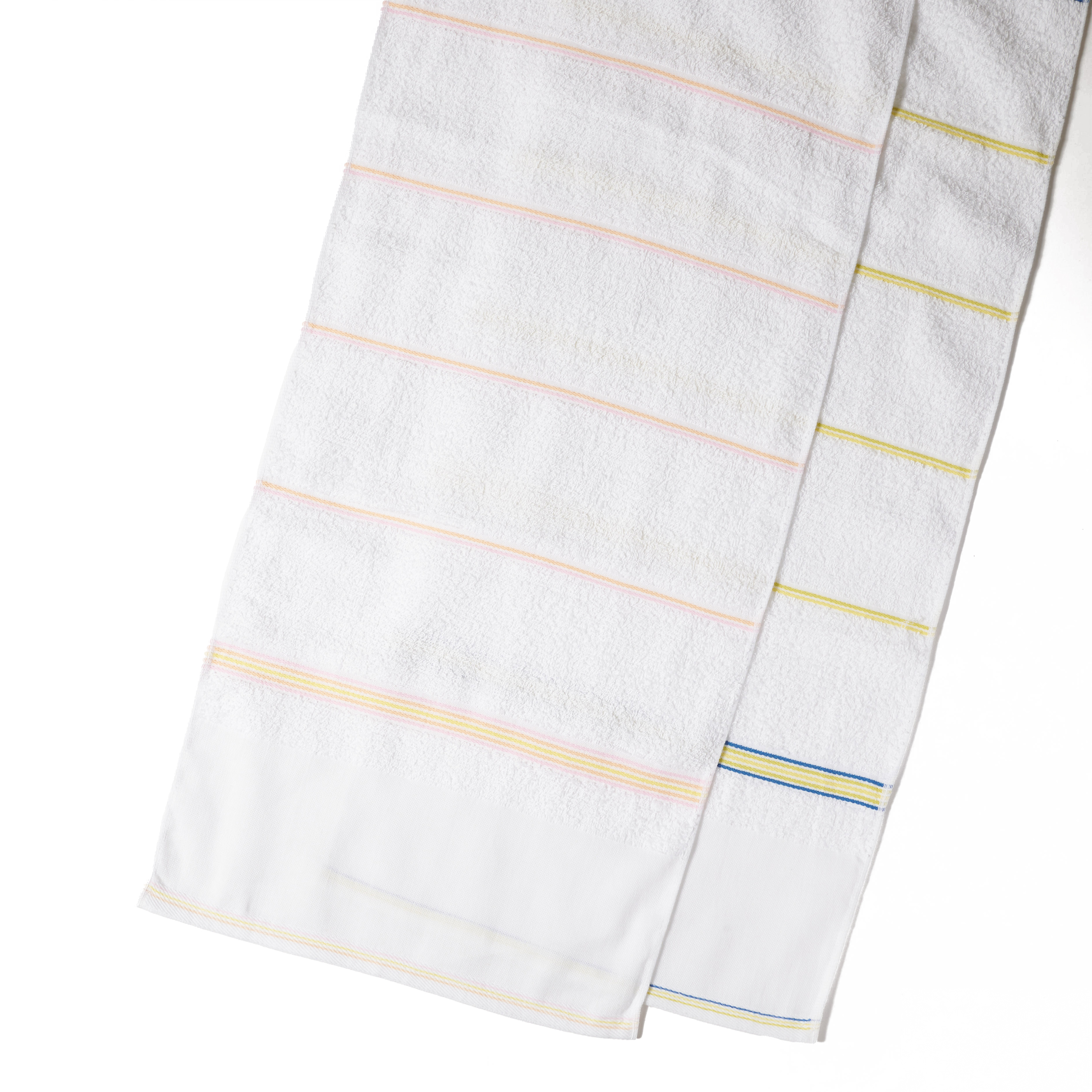 コスモライン柄国産タオル 2色セット 220匁