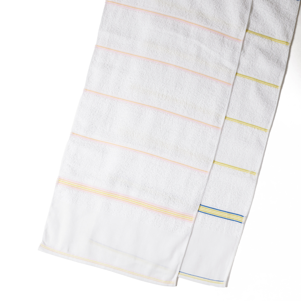 コスモライン柄国産タオル 2色セット 220匁画像