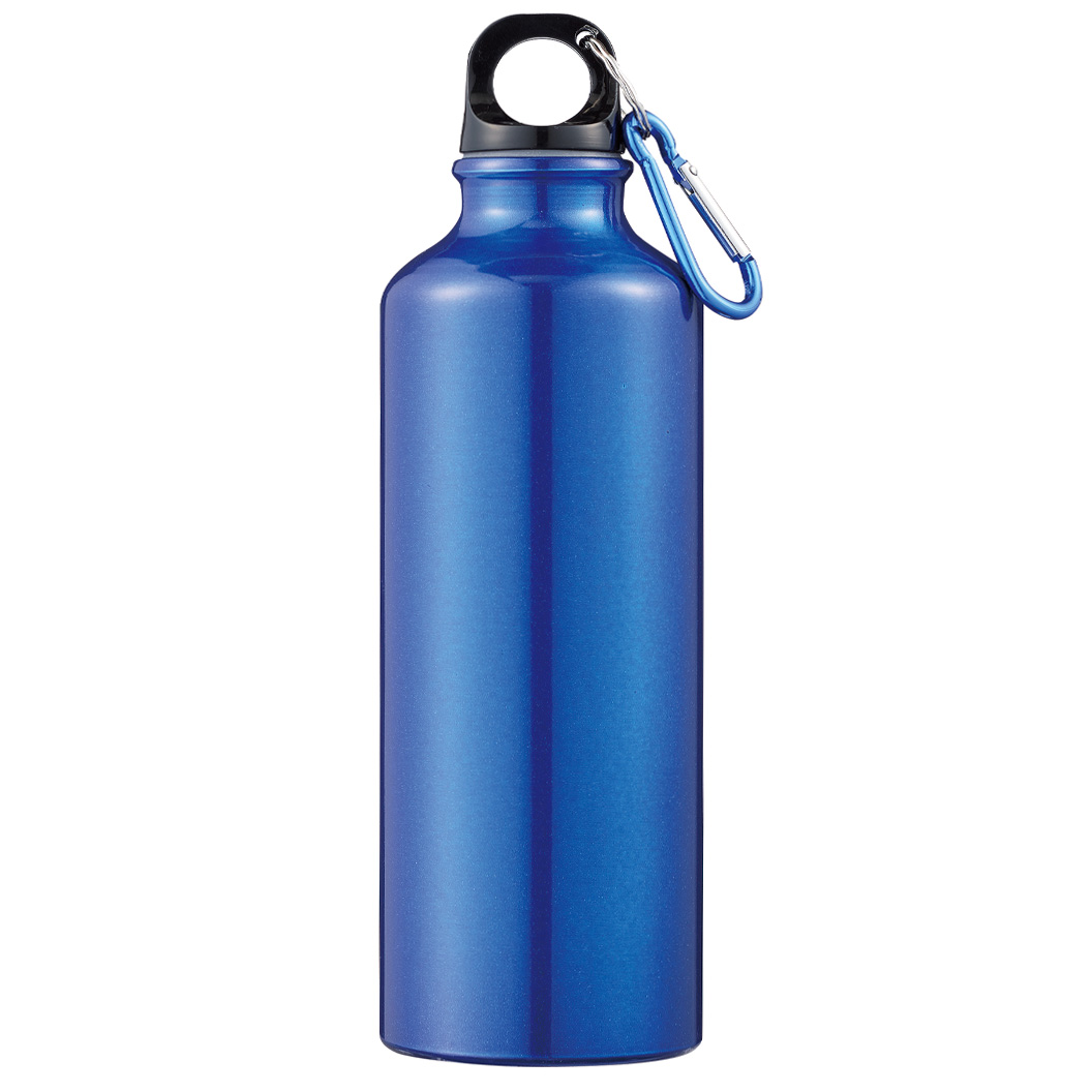 ROPÉ ノベルティ　水筒 アルミスポーツボトル カラビナ付 500ml｜ノベルティ・オリジナル
