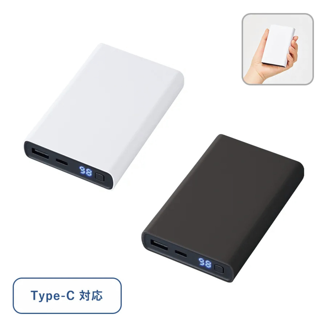 モバイルチャージャー10000 デジタル表示付 TE-0023画像