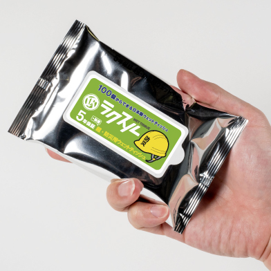 日本製 100個から注文可 5年保証 超・防災用ウェットティッシュ